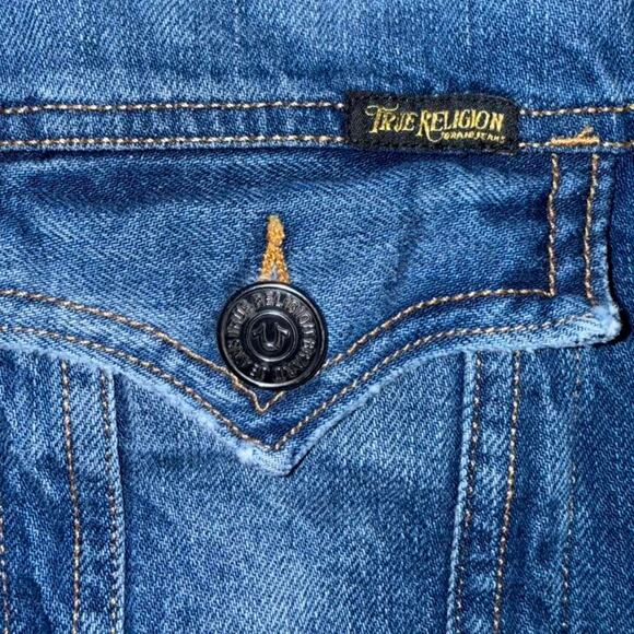 Gorgeous Rare VTG true religion jimmy denim jacket size S - Picture 5 of 8